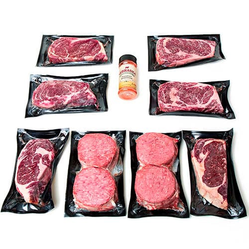 14oz ribeye burger package