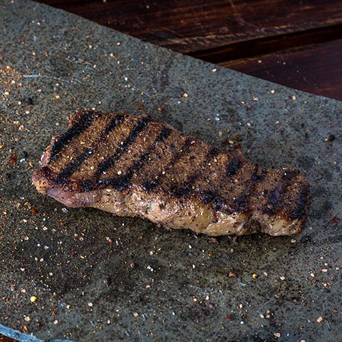 12oz strip cooked