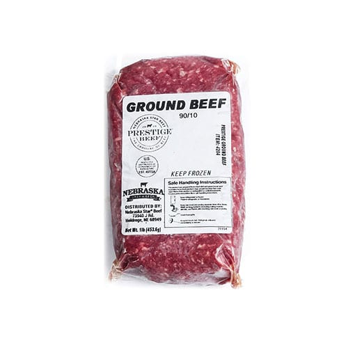 90/10 prestige ground beef 10lb