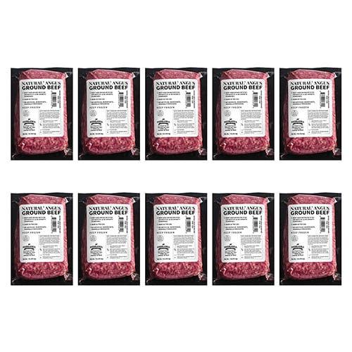 10lb all-natural ground beef