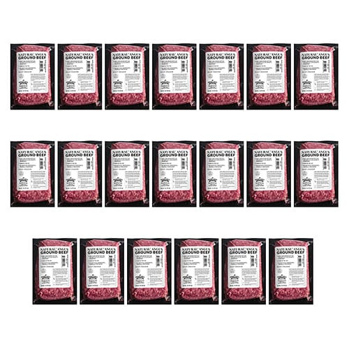 20lb all-natural ground beef