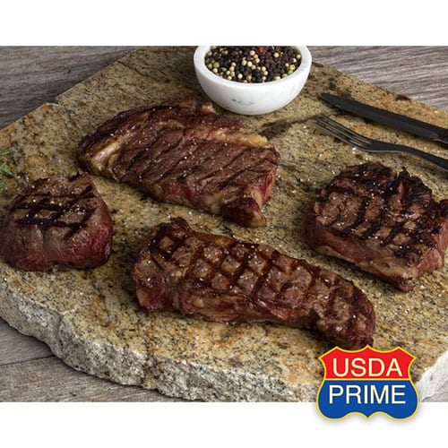 USDA Prime pairs cooked
