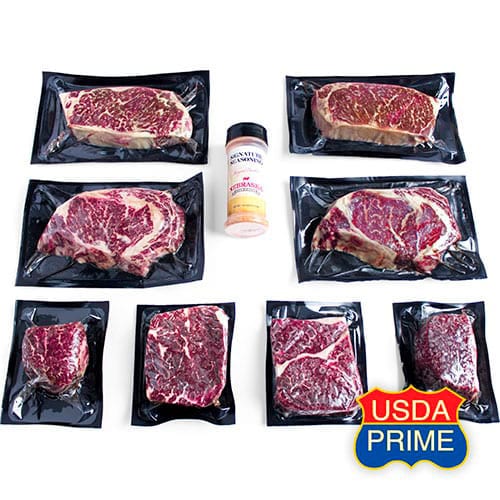 USDA Prime pairs cooked