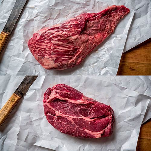 tri-tip chuck roast package